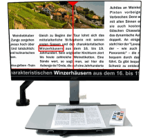 X/Y sliding table with brake for KOBA Vision ZoomCam
